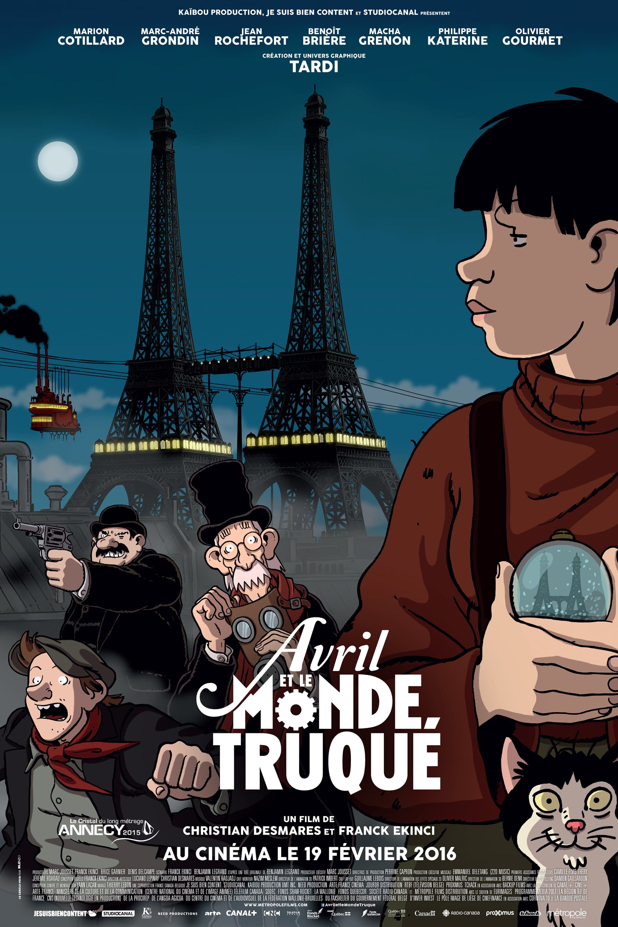 Avril et le Monde truqué - Long-métrage d'animation (2015) streaming VF gratuit complet