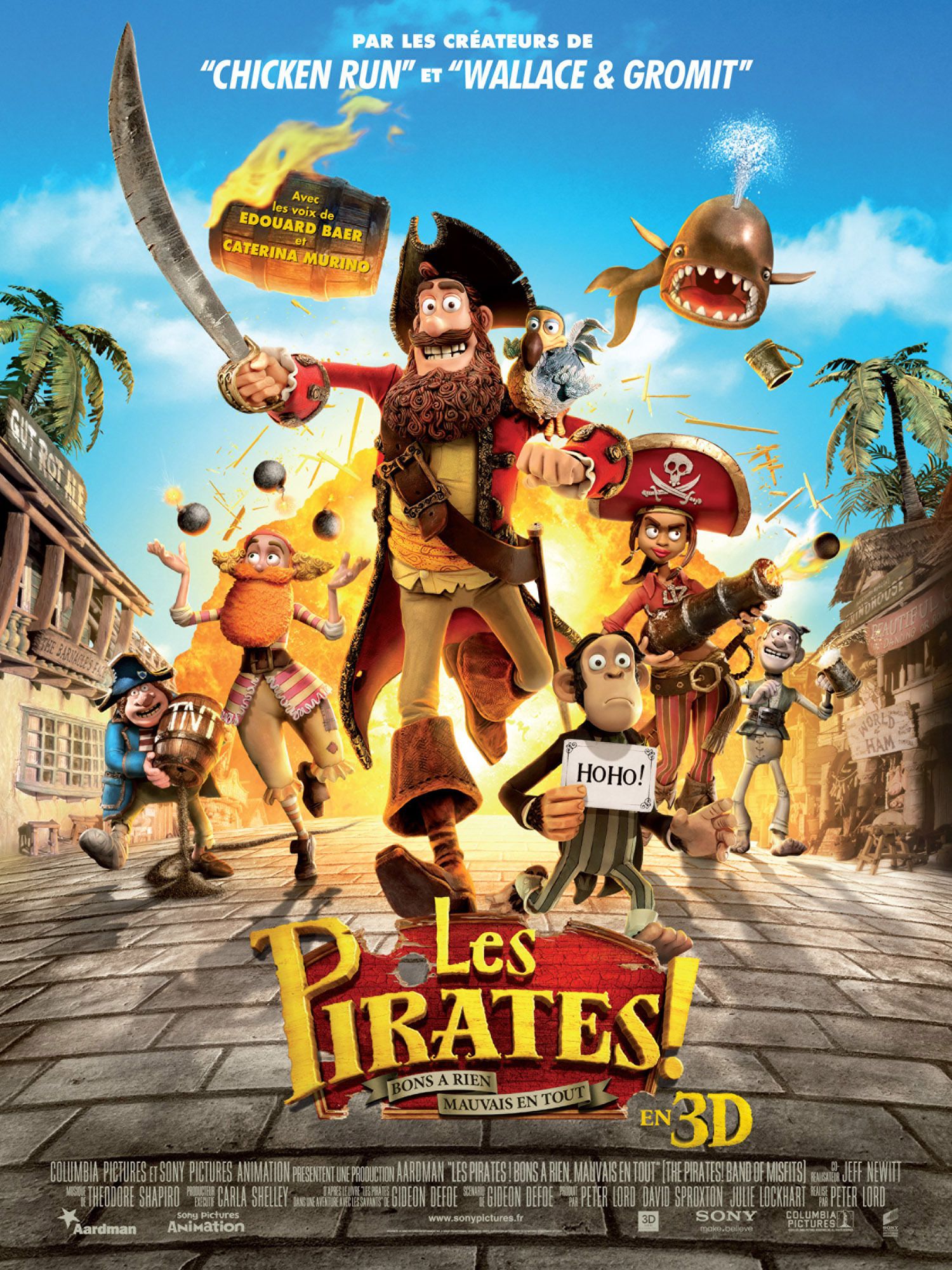 Les Pirates ! Bons à rien, mauvais en tout - Long-métrage d'animation (2012) streaming VF gratuit complet